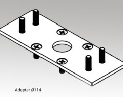 Adapter plate in the group Products / Accessories at Nokalux (LI19910001)