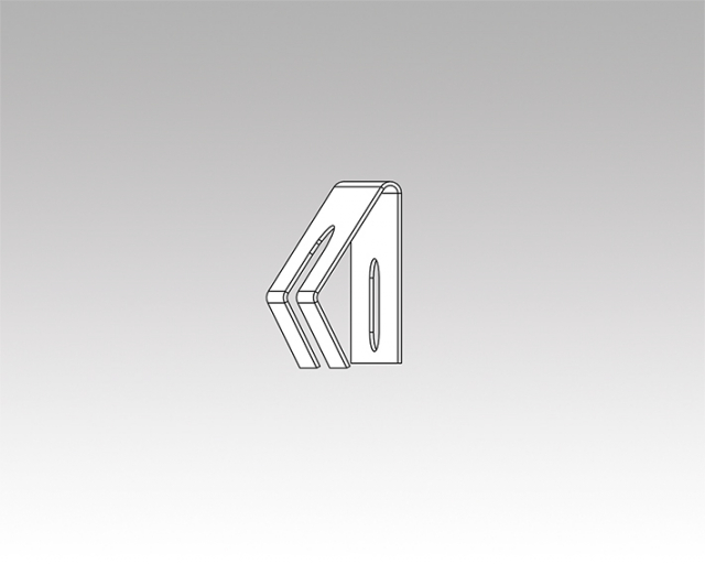 Clips for hidden support profile (4pcs)