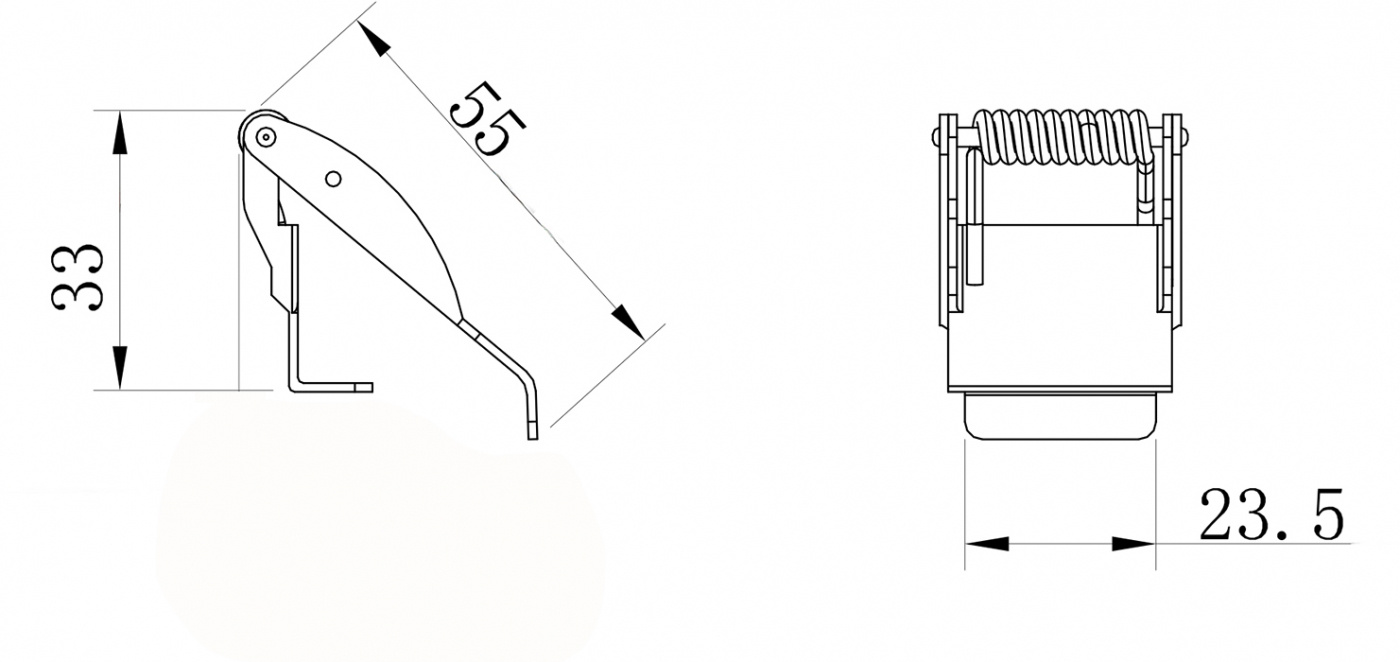 Beslag för fasta tak IR 92 